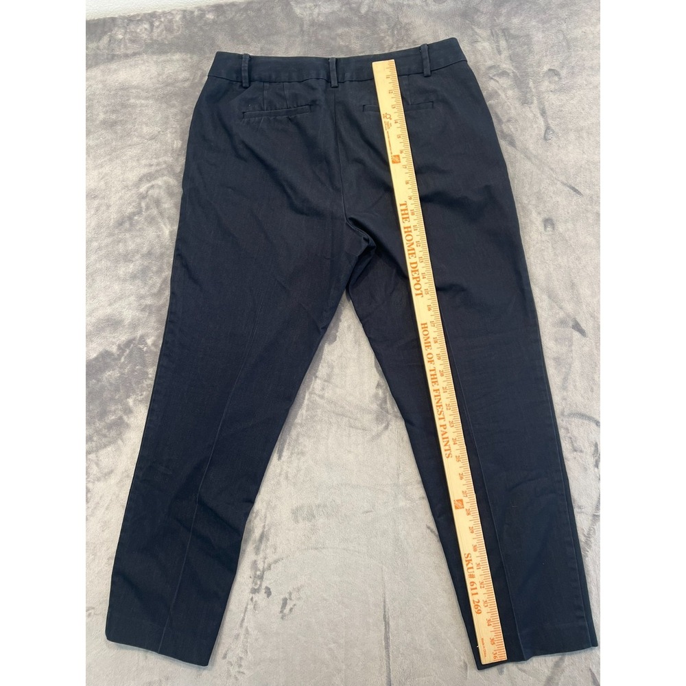 Talbots Hampshire Ankle Pants Womens Size 10 Navy Blue Stretch Career Work Pants - Picture 9 of 11